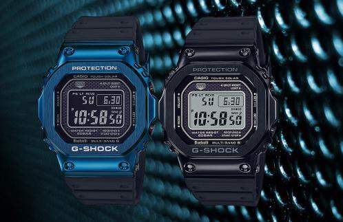 Компания Casio расширяет линейку B5000 выпуском двух моделей, выполненных в стальном корпусе с IP напылением на полеуретановом ремешке