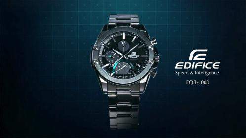 Компания CASIO выпускает часы EDIFICE с новым многофункциональным механизмом в тонком элегантном корпусе.